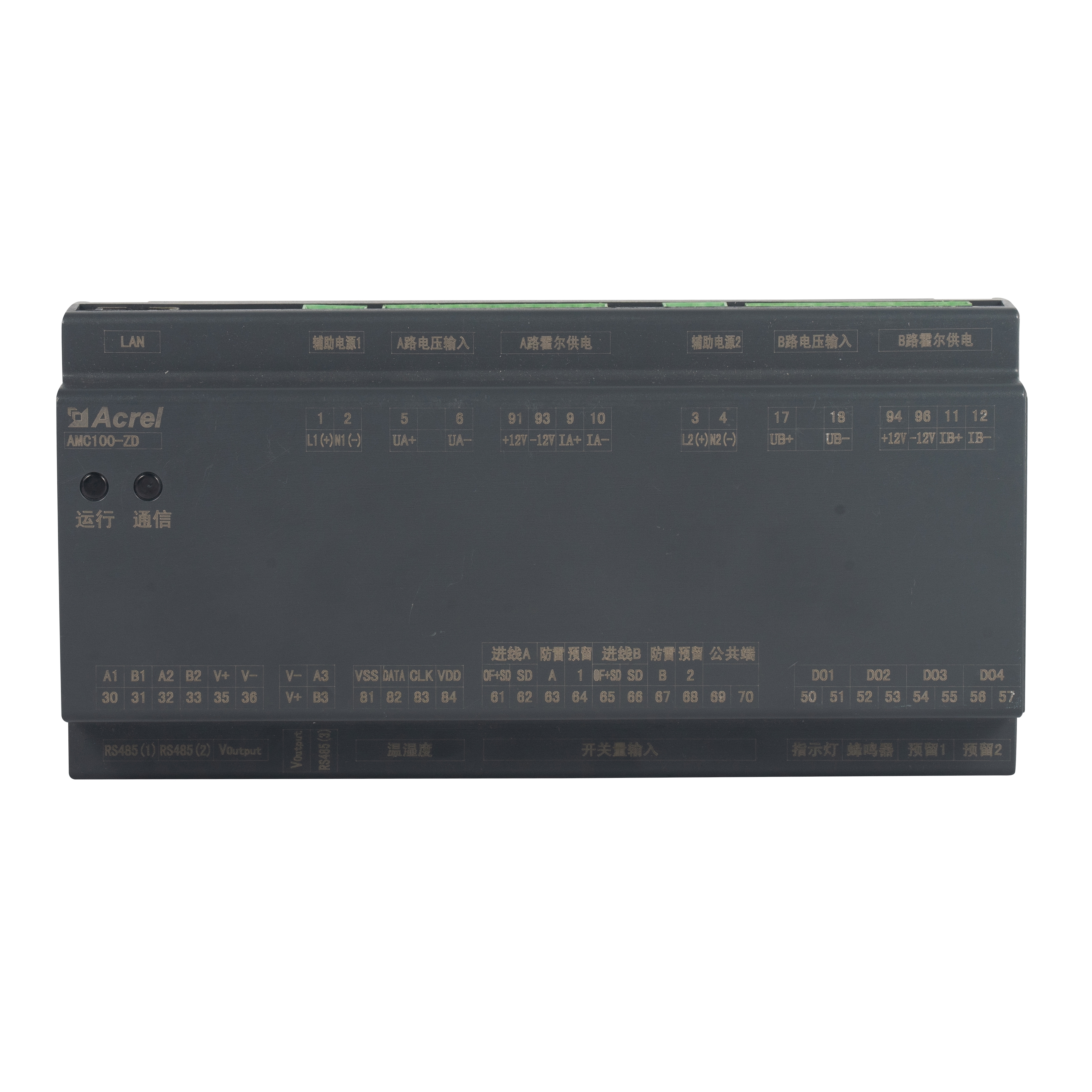 DC Precision Power Distribution Monitoring Energy Meter for Data Center
